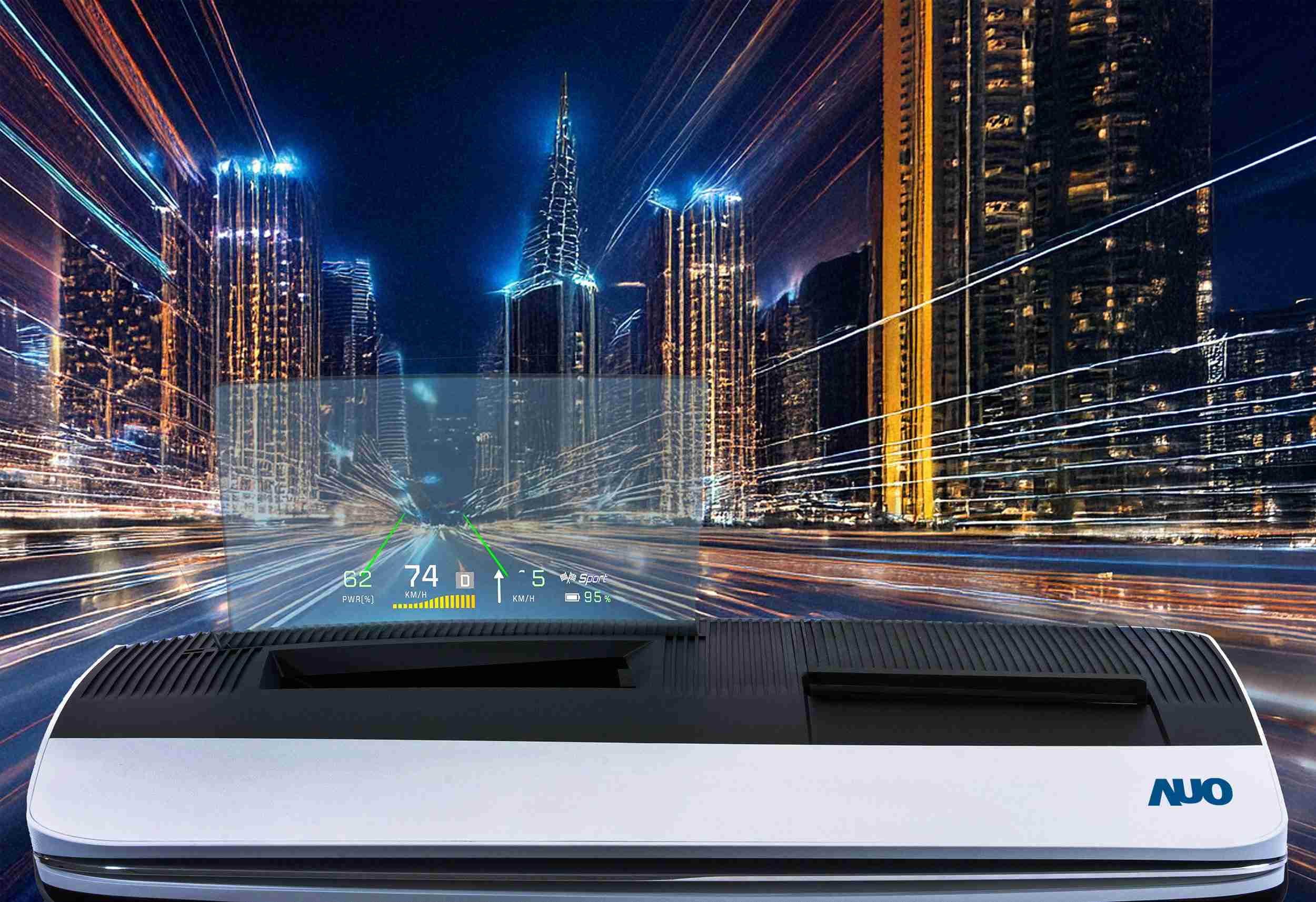 z6尊龙推出13吋Micro LED抬头显示器，，，，提供高入眼亮度、、、高色彩饱和度的显示质量，，，，在阳光下或黑暗中都清晰可见，，并利用Micro LED模块体积小的优势，，，，解决车用空间有限的痛点